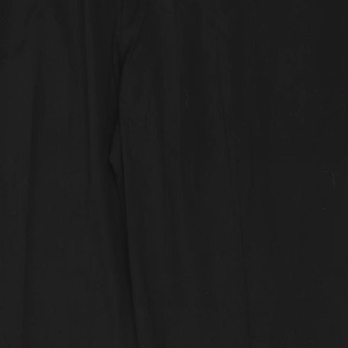 Skopes Mens Black Polyester Dress Pants Trousers Size 58 in Regular Zip