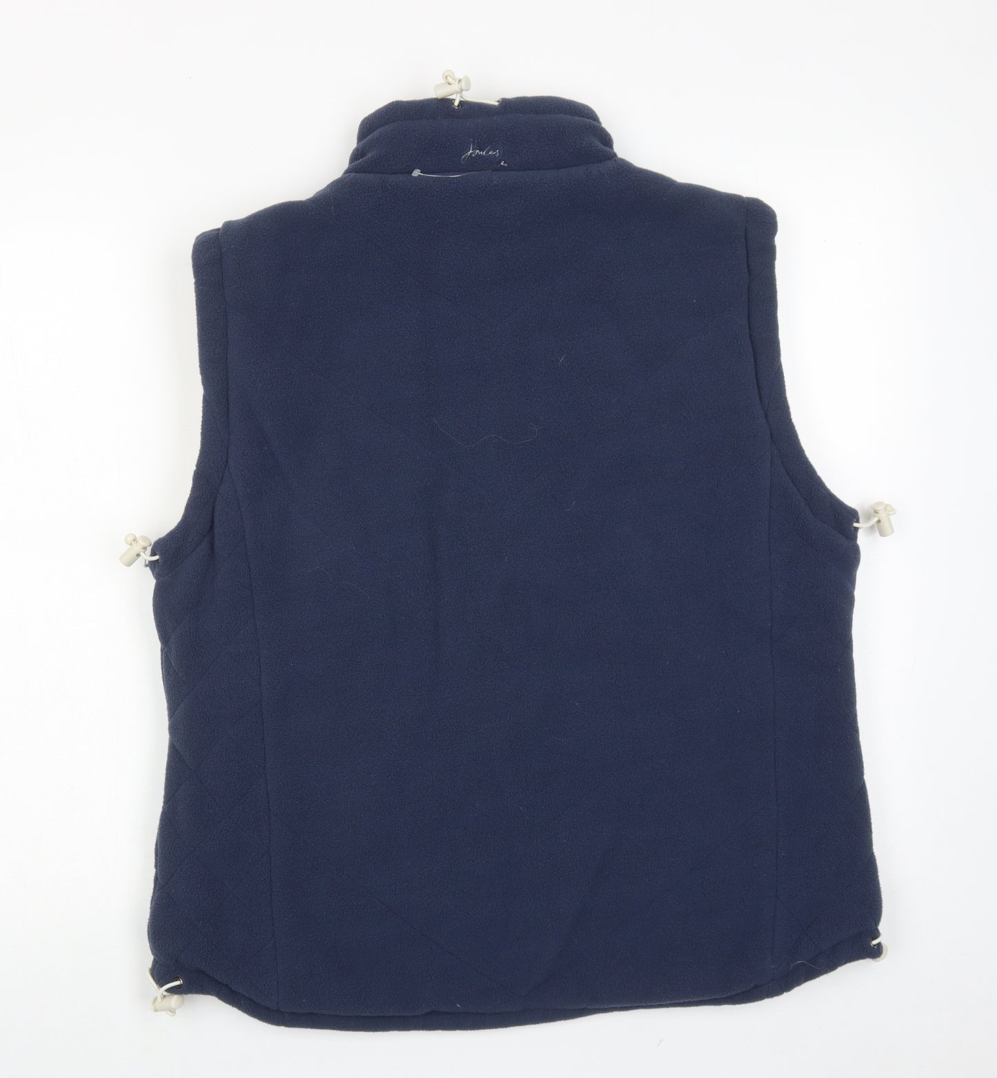 Joules Womens Blue Gilet Jacket Size L Zip