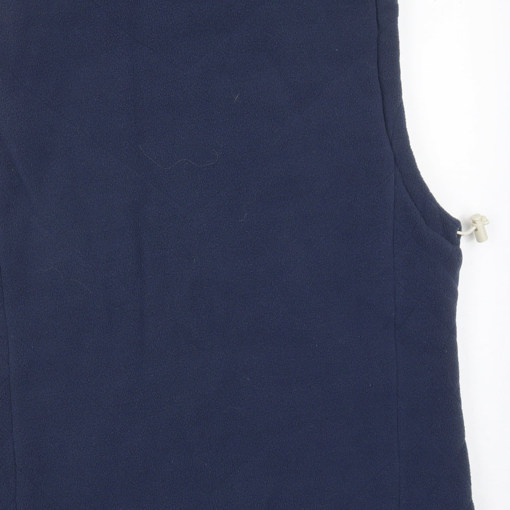 Joules Womens Blue Gilet Jacket Size L Zip