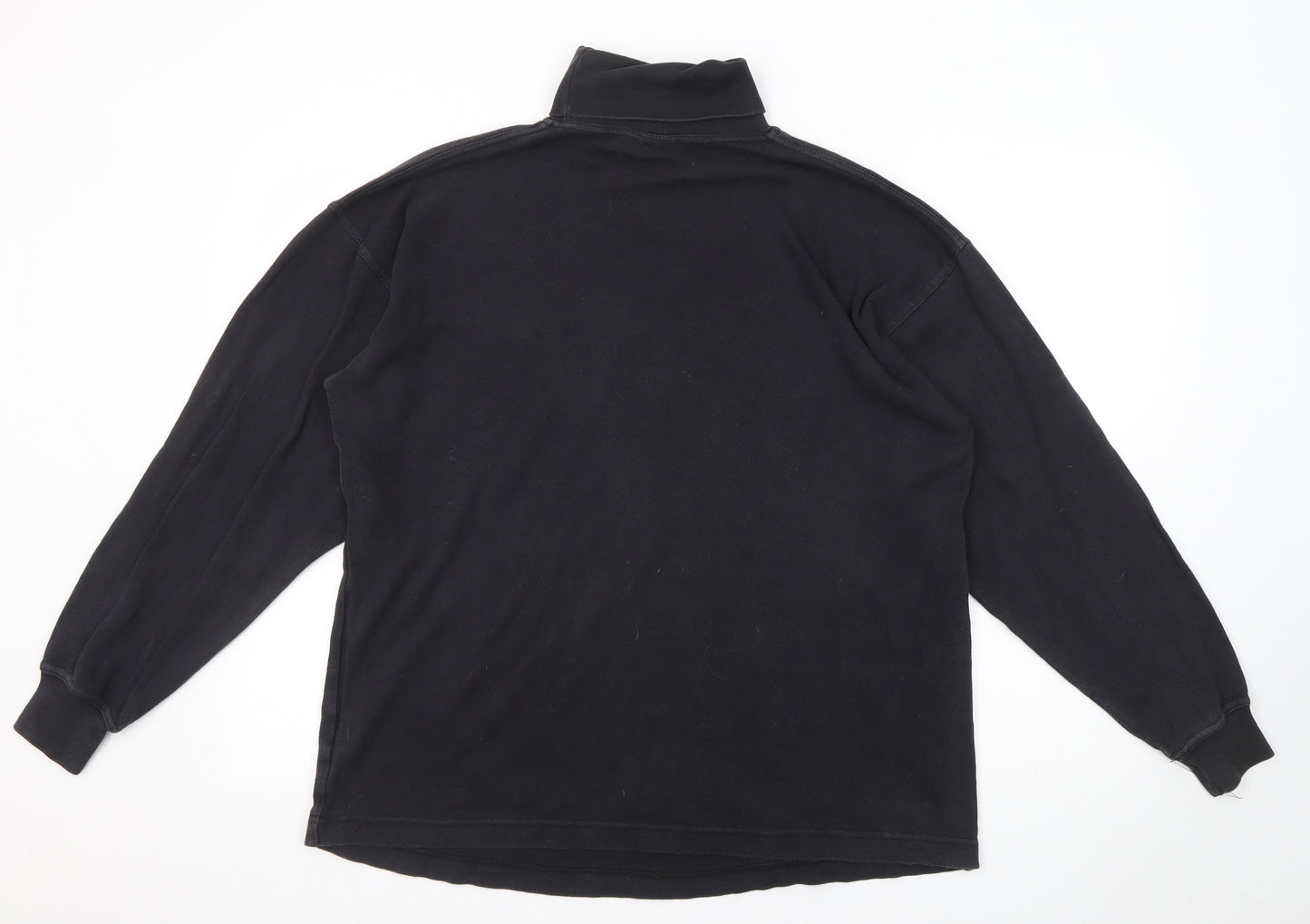 C&A Mens Black Cotton Pullover Sweatshirt Size M