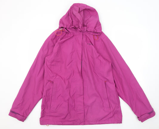 Regatta Womens Pink Windbreaker Jacket Size 14 Zip