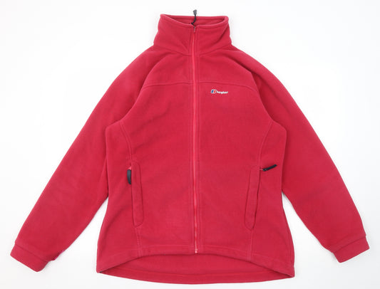 Berghaus Womens Pink Jacket Size 16 Zip - Size 16-18