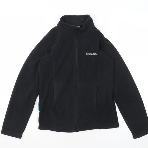 Mountain Warehouse Boys Black Jacket Size 9-10 Years Zip