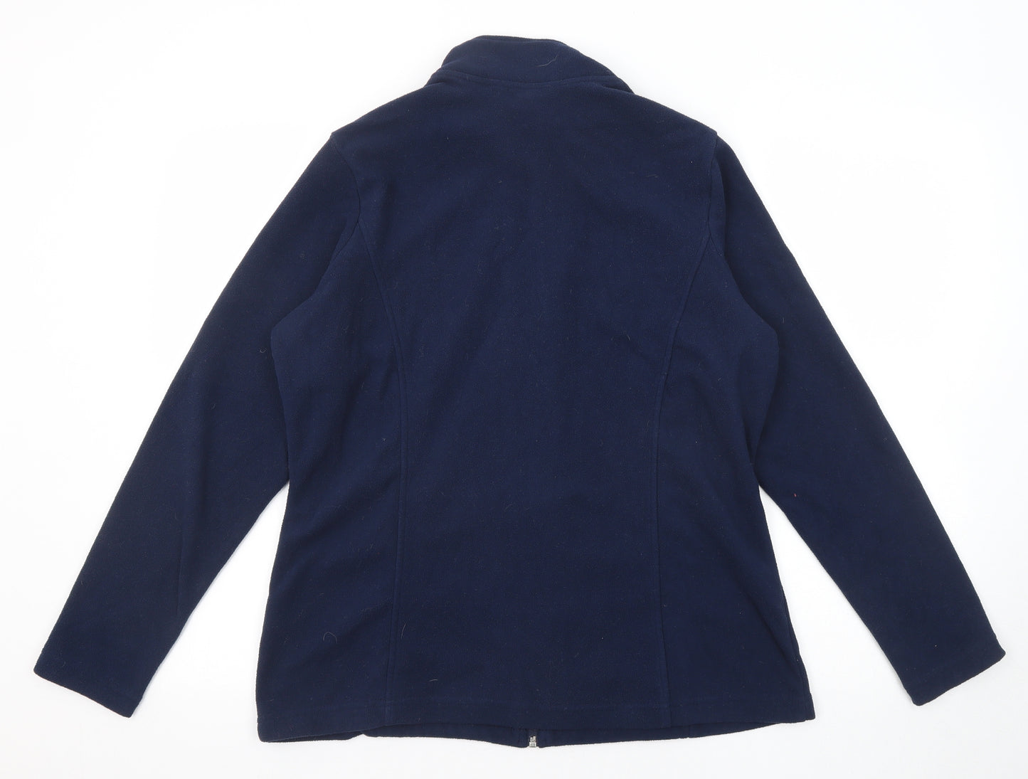 Marks and Spencer Womens Blue Jacket Size 14 Zip