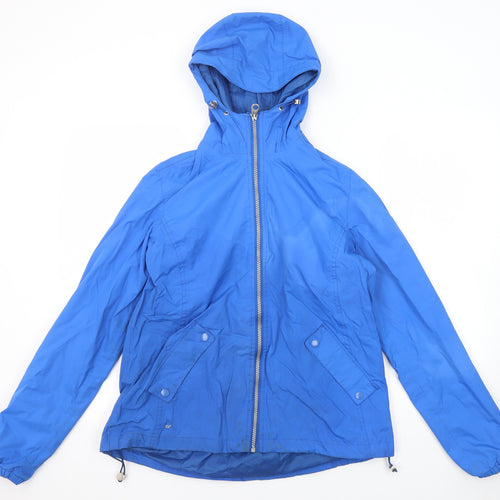 Regatta Womens Blue Windbreaker Jacket Size 12 Zip