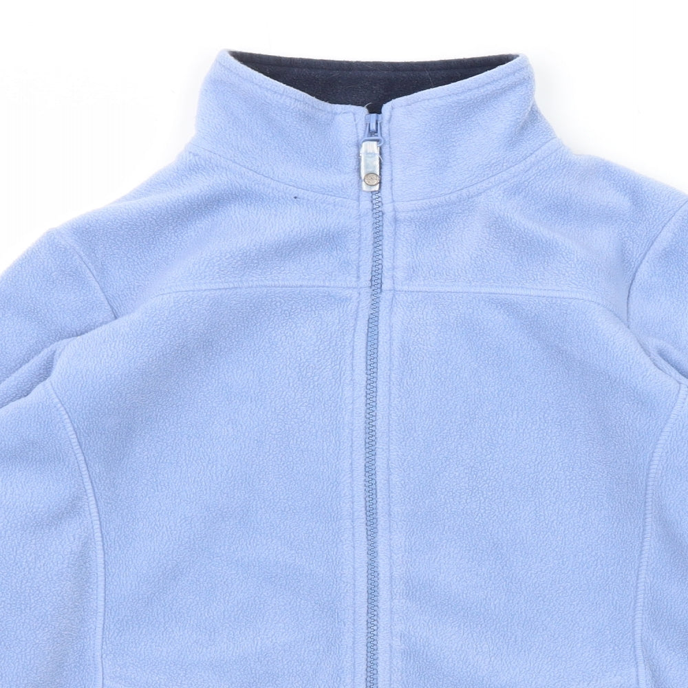 M&Co Womens Blue Jacket Size 12 Zip