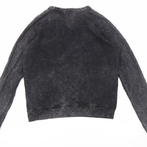 Levi's Womens Black Cotton Pullover Sweatshirt Size XS Pullover