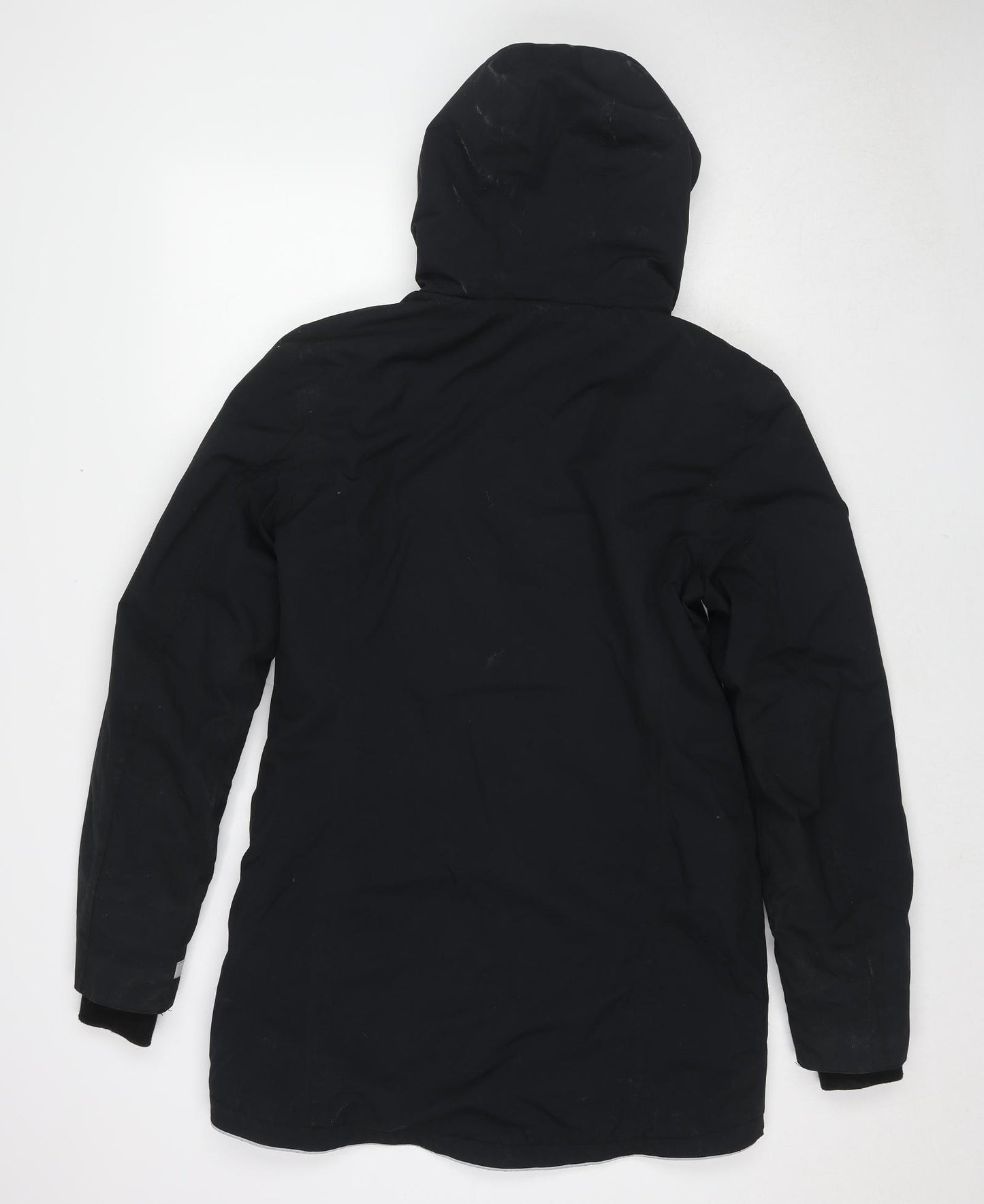 KangaROOS Womens Black Windbreaker Jacket Size 10 Zip