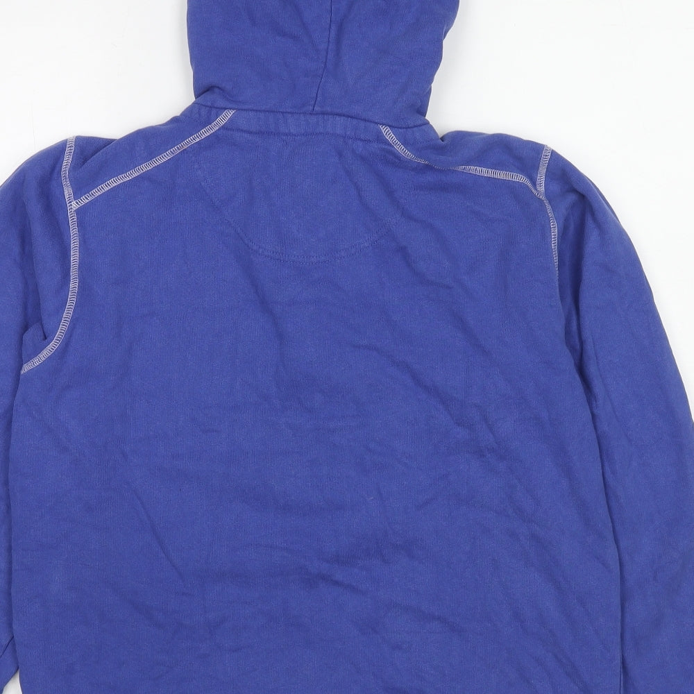 Lazy Jacks Womens Blue Cotton Pullover Hoodie Size S Pullover