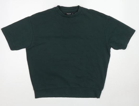 Burton Mens Green Cotton Pullover Sweatshirt Size M
