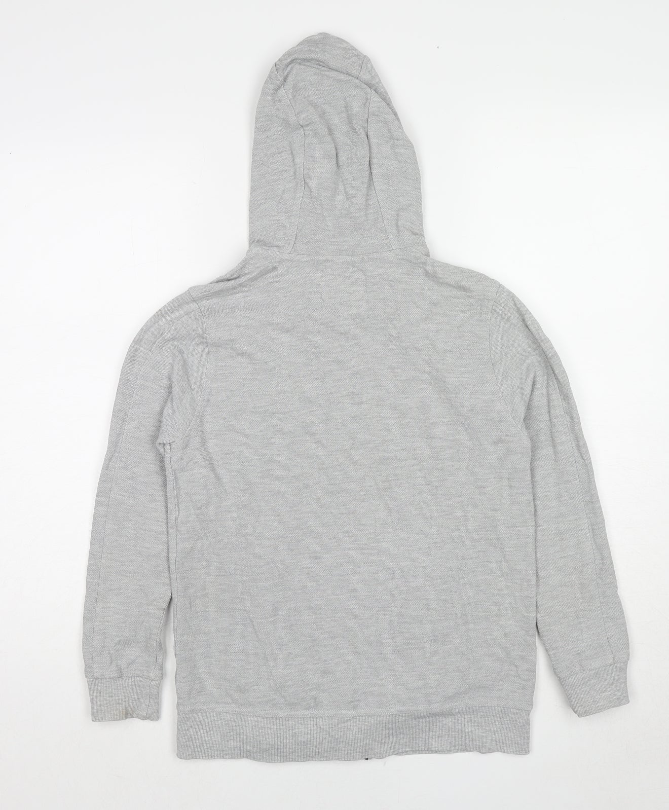 Zara Boys Grey Cotton Full Zip Hoodie Size 11-12 Years Zip