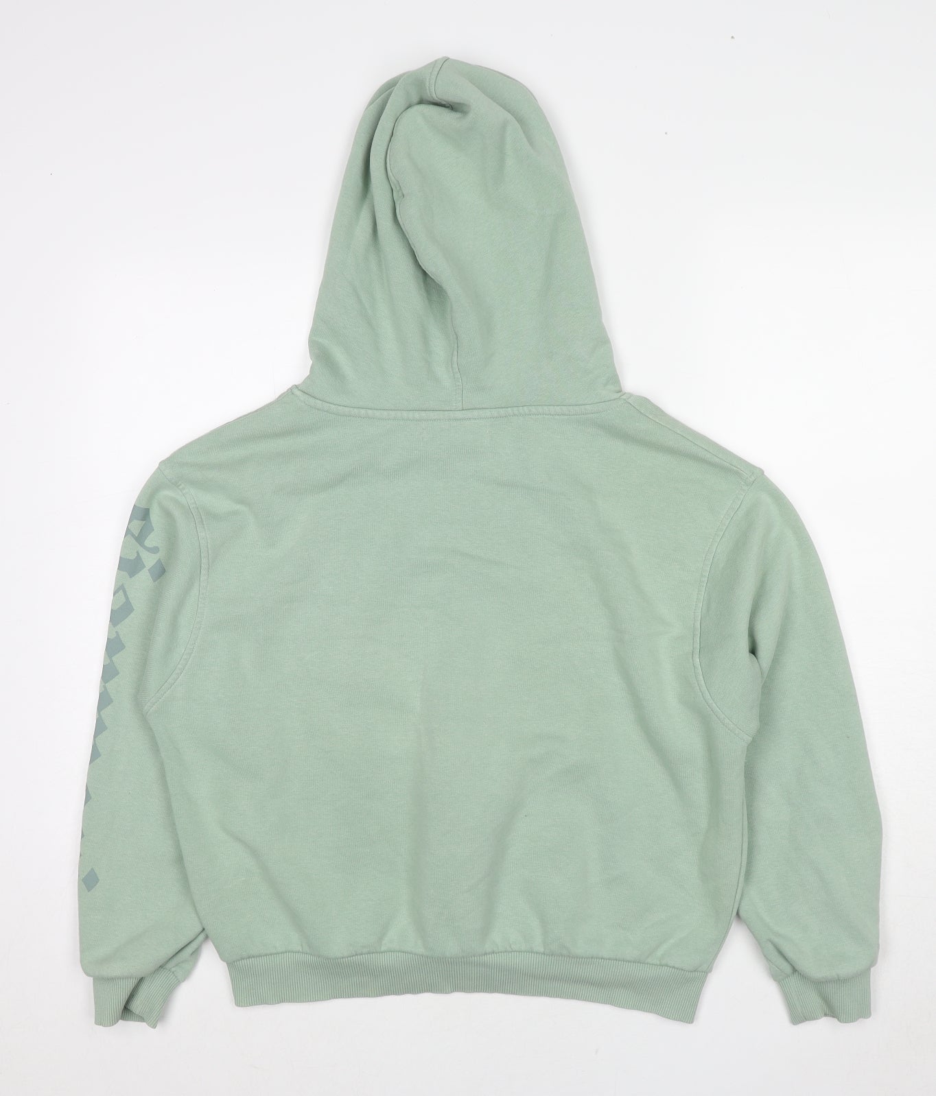 Sian Marie Womens Green Cotton Pullover Hoodie Size S Pullover