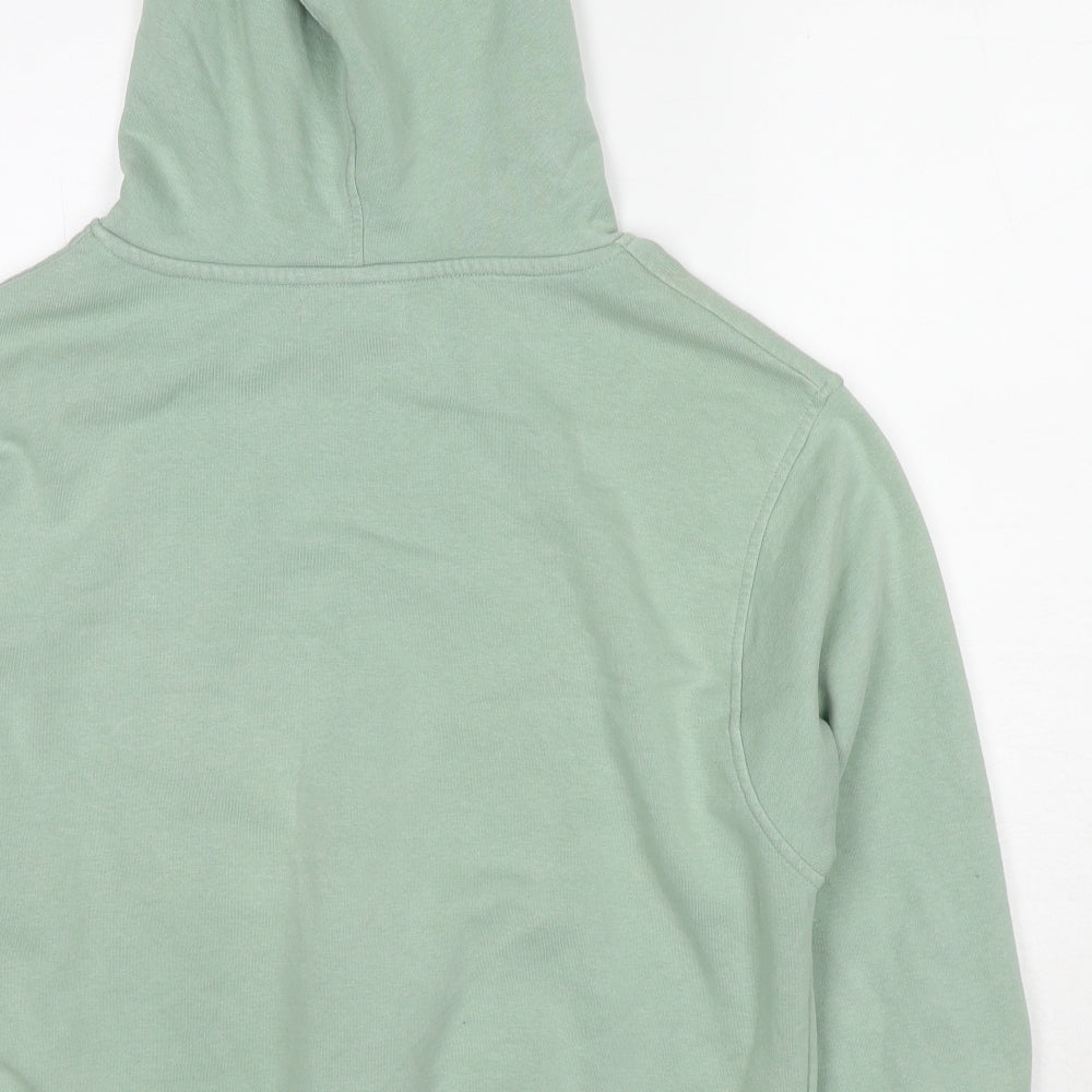 Sian Marie Womens Green Cotton Pullover Hoodie Size S Pullover