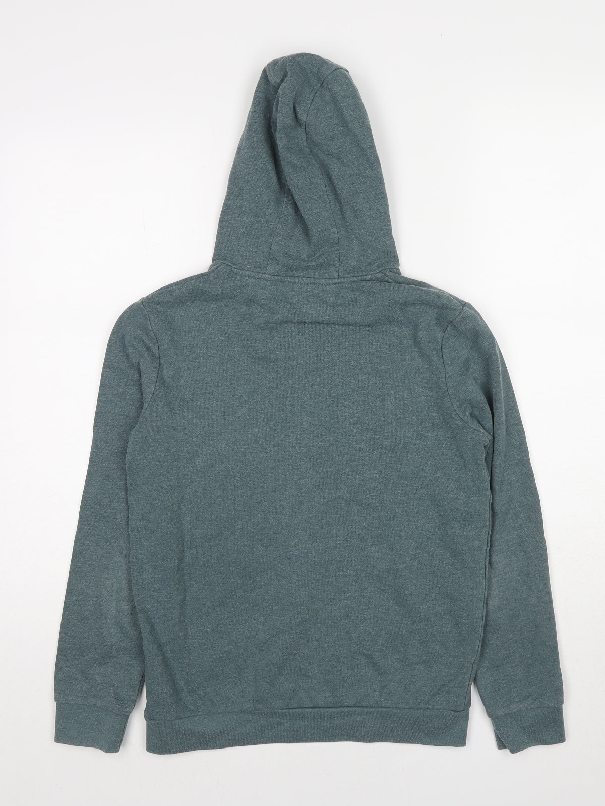 Marks and Spencer Boys Green Cotton Pullover Hoodie Size 11-12 Years Pullover
