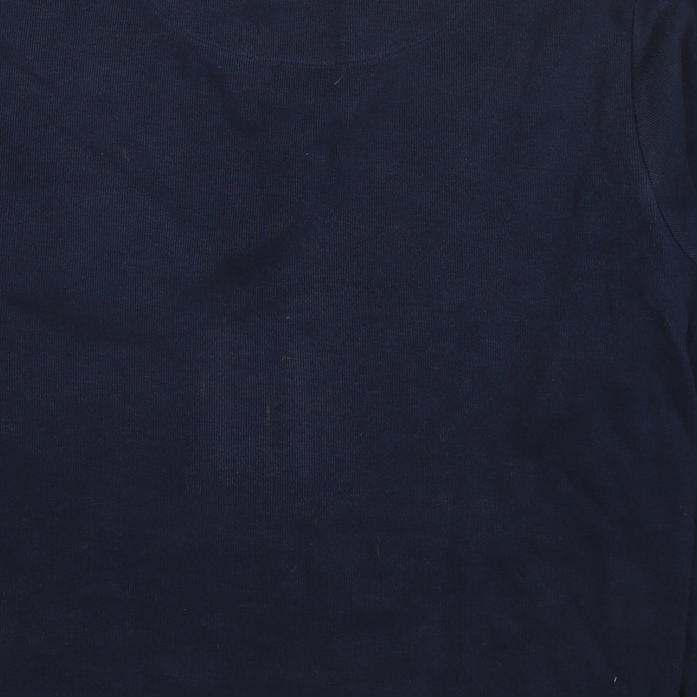 Woodworm Mens Blue Cotton Pullover Sweatshirt Size L