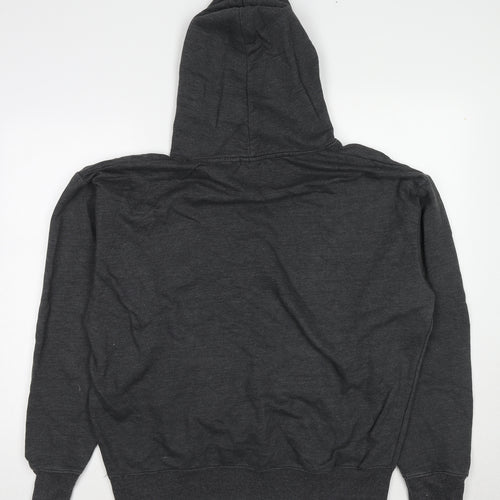 Gone Mens Grey Polyester Pullover Hoodie Size XL
