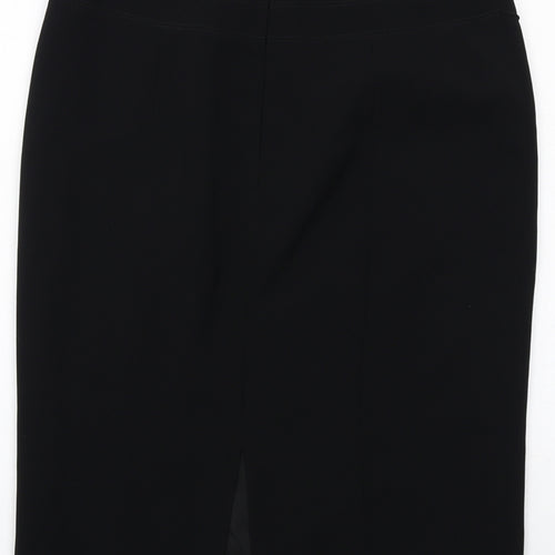 Hobbs Womens Black Polyester Straight & Pencil Skirt Size 10 Zip