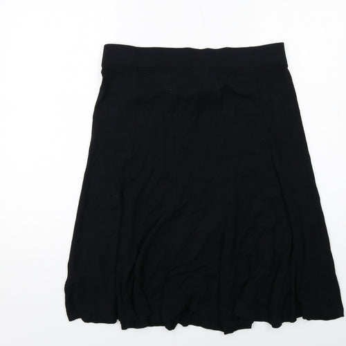 Boden Womens Black Viscose Swing Skirt Size 16