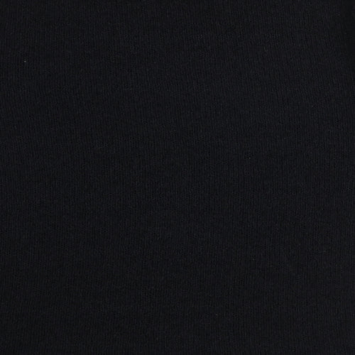 Topman Mens Black Round Neck Acrylic Pullover Jumper Size XL Long Sleeve
