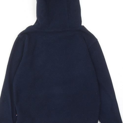 US Polo Assn. Boys Blue Polyester Pullover Hoodie Size 7-8 Years Pullover