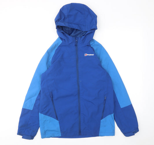 Berghaus Boys Blue Windbreaker Jacket Size 13 Years Zip