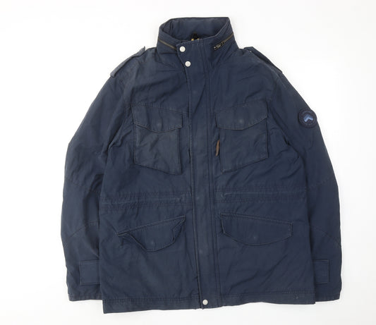 Timberland Mens Blue Jacket Size L Zip