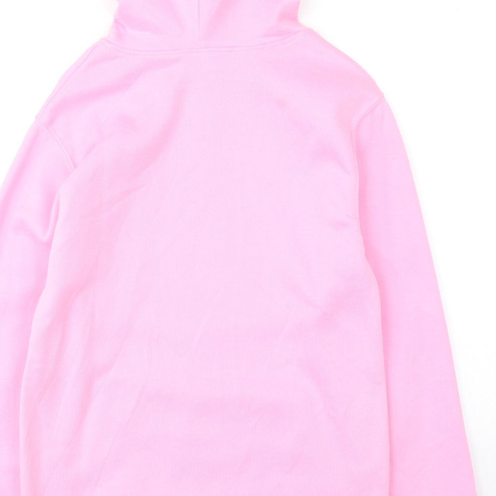 Tik Tok Womens Pink Polyester Pullover Hoodie Size M Pullover
