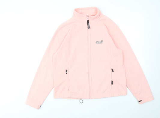 Jack Wolfskin Womens Pink Jacket Size 18 Zip