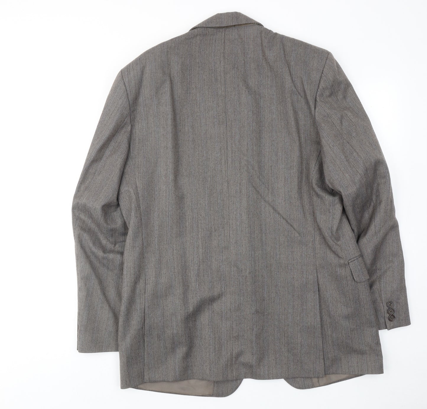 St.Micheal Mens Grey Wool Jacket Suit Jacket Size 42 Regular