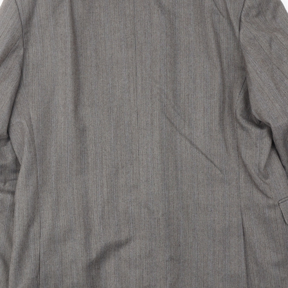 St.Micheal Mens Grey Wool Jacket Suit Jacket Size 42 Regular
