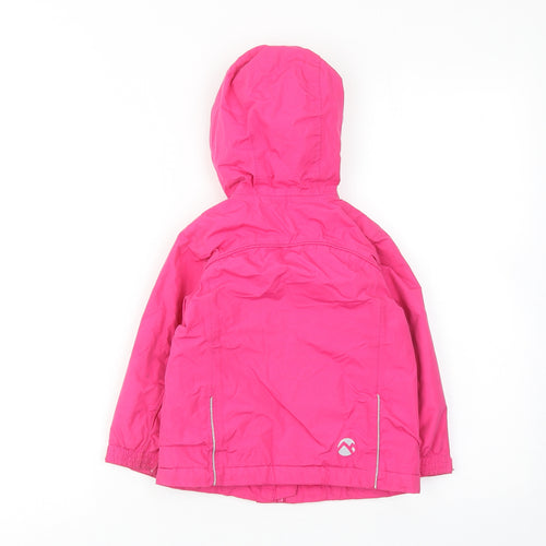 Gelert Girls Pink Windbreaker Jacket Size 2-3 Years Zip