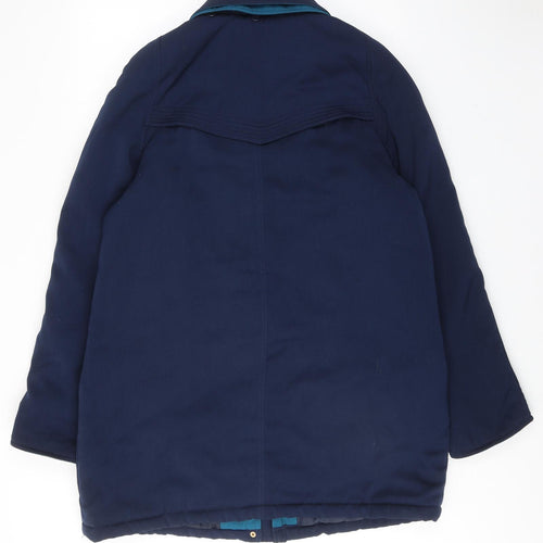 EWM Womens Blue Jacket Size 16 Zip