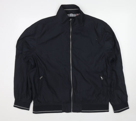 Marks and Spencer Mens Blue Bomber Jacket Jacket Size XL Zip