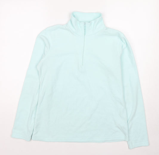 Mountain Warehouse Womens Blue Polyester Pullover Sweatshirt Size M Pullover