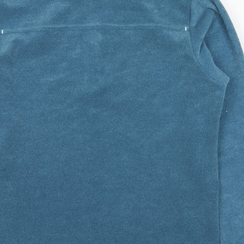 Craghoppers Mens Blue Polyester Henley Sweatshirt Size M