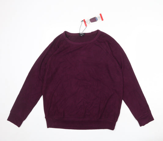 Buffalo Womens Red Viscose Pullover Sweatshirt Size M Pullover