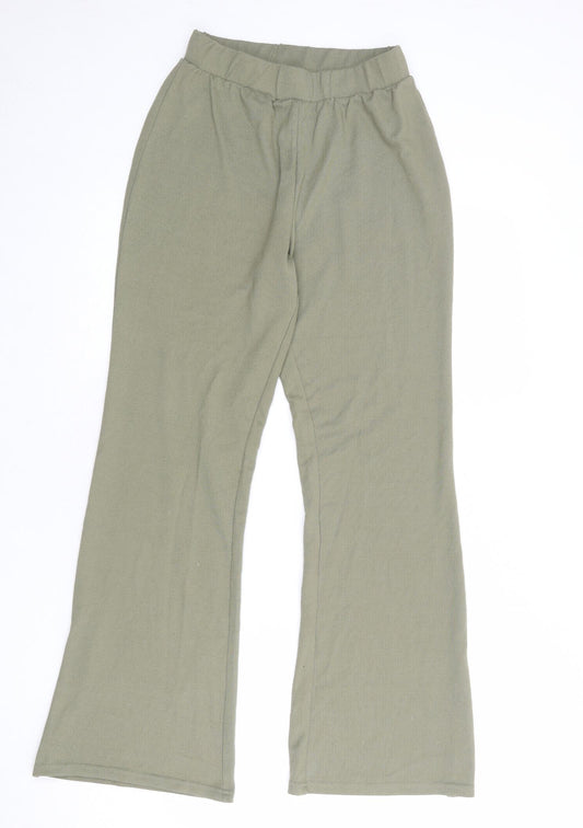 New Look Girls Green Polyester Jogger Trousers Size 12-13 Years Regular Pullover