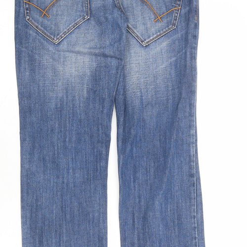 Billabong Mens Blue Cotton Straight Jeans Size 30 in Regular Button