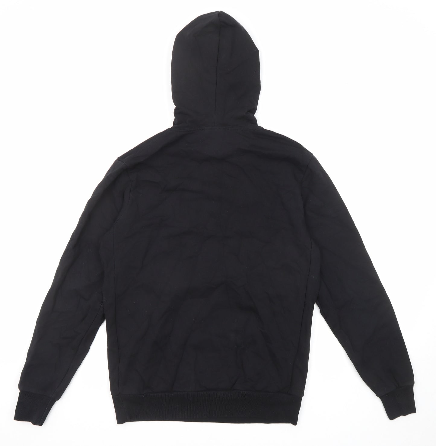 Paul Smith Mens Black Cotton Pullover Hoodie Size S