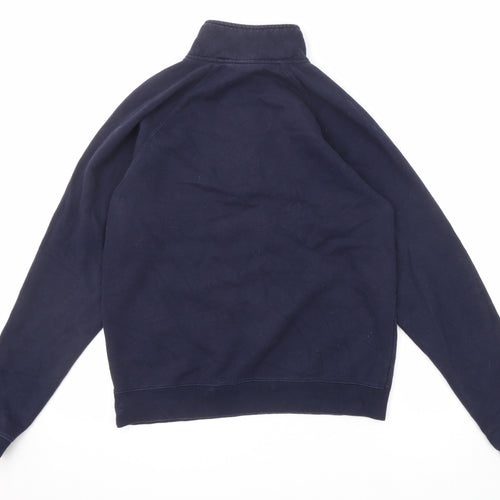 Goose & Gander Mens Blue Cotton Henley Sweatshirt Size M
