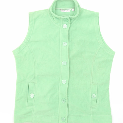 EWM Womens Green Gilet Jacket Size 18 Button - Size 18-20