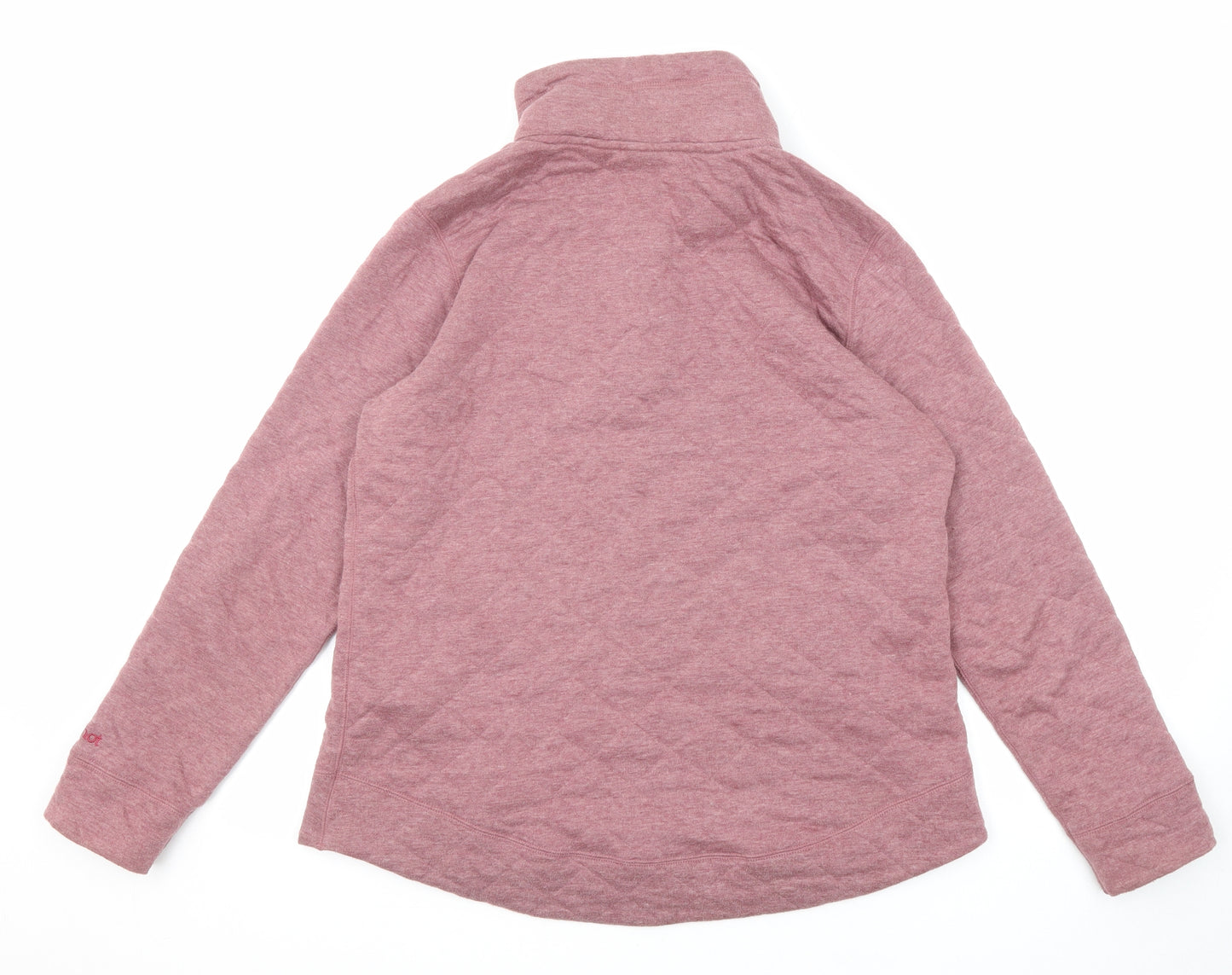 Marmot Womens Purple Polyester Pullover Sweatshirt Size L Snap