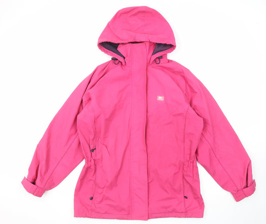 Trespass Womens Pink Windbreaker Jacket Size 12 Zip