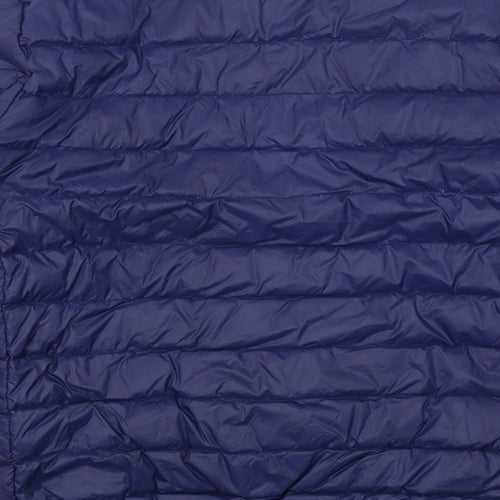 Lee Cooper Mens Blue Quilted Jacket Size M Zip