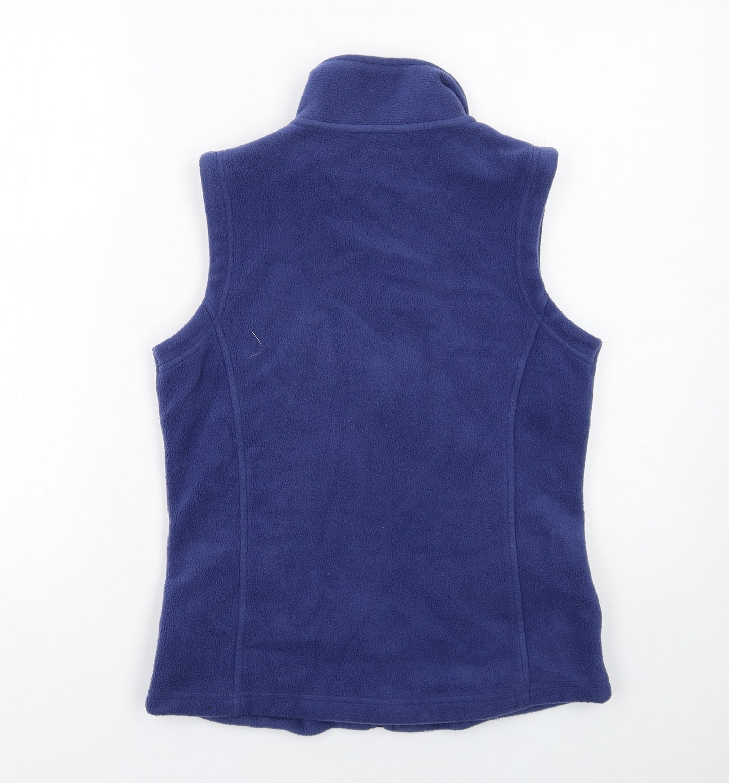 M&Co Womens Blue Gilet Jacket Size S Zip