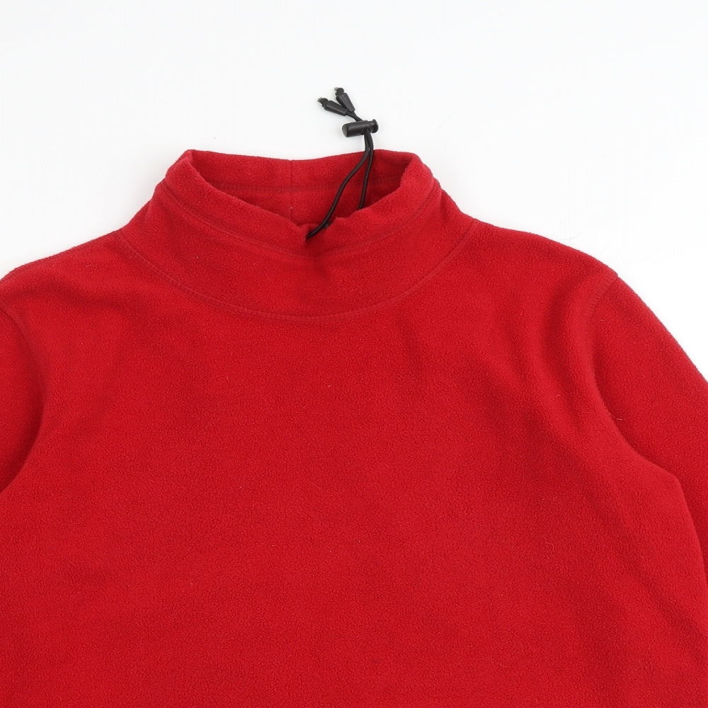 River Island Womens Red Polyester Pullover Sweatshirt Size S Pullover