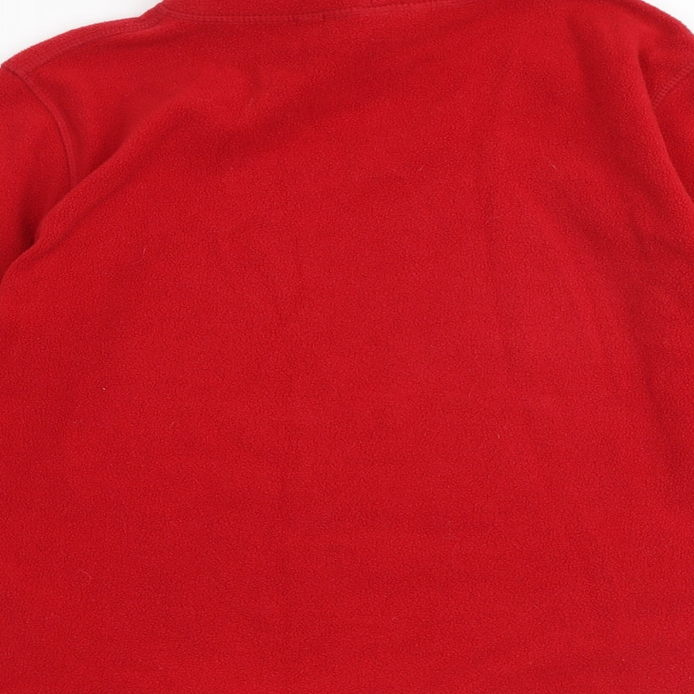 River Island Womens Red Polyester Pullover Sweatshirt Size S Pullover