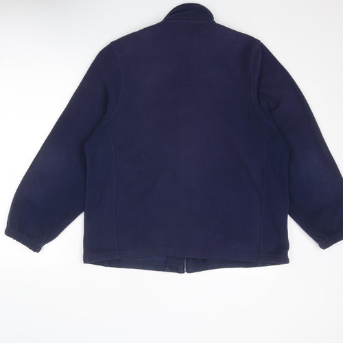 Pure & Natural Womens Blue Jacket Size M Zip
