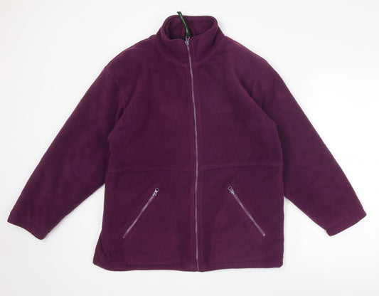 Outdoor Countrywear Womens Purple Jacket Size M Zip