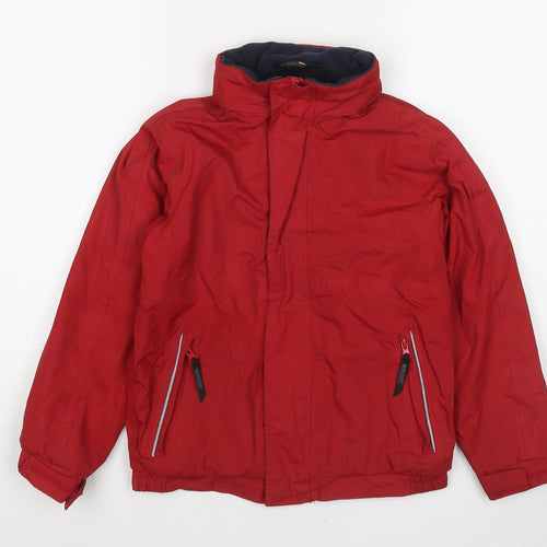 Regatta Boys Red Windbreaker Jacket Size 9-10 Years Zip